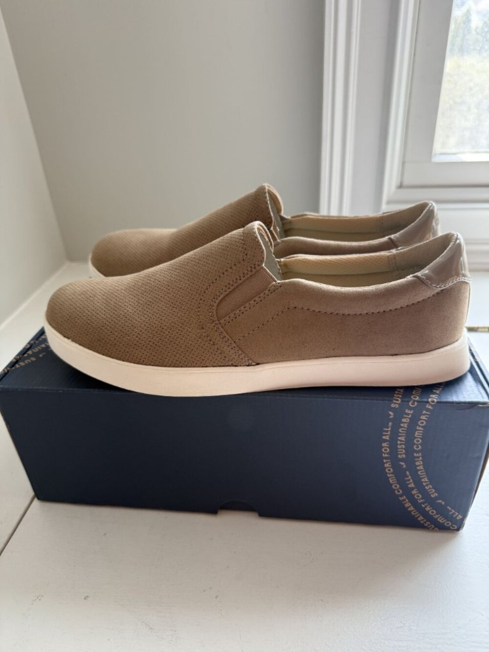 NWB Dr. Scholl's Madison Cloud Slip On Sneaker Brown Women's Size US 10 $80 [jb] - Picture 10 of 16